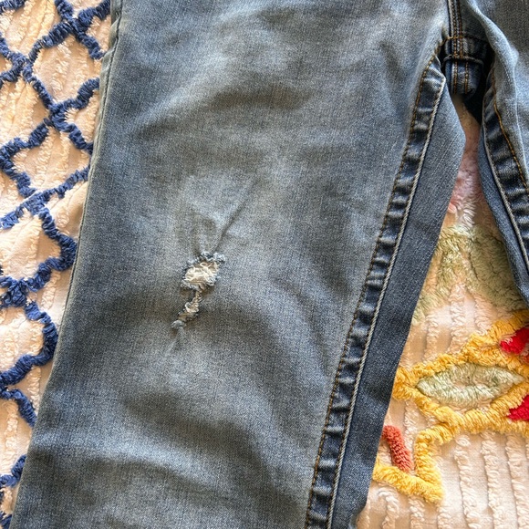 Seven7 Tummyless High Rise Slim Boot Jeans Size 12 Light Wash - Picture 3 of 9